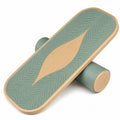 Balance Board Holz Grün/Natur 80x30cm