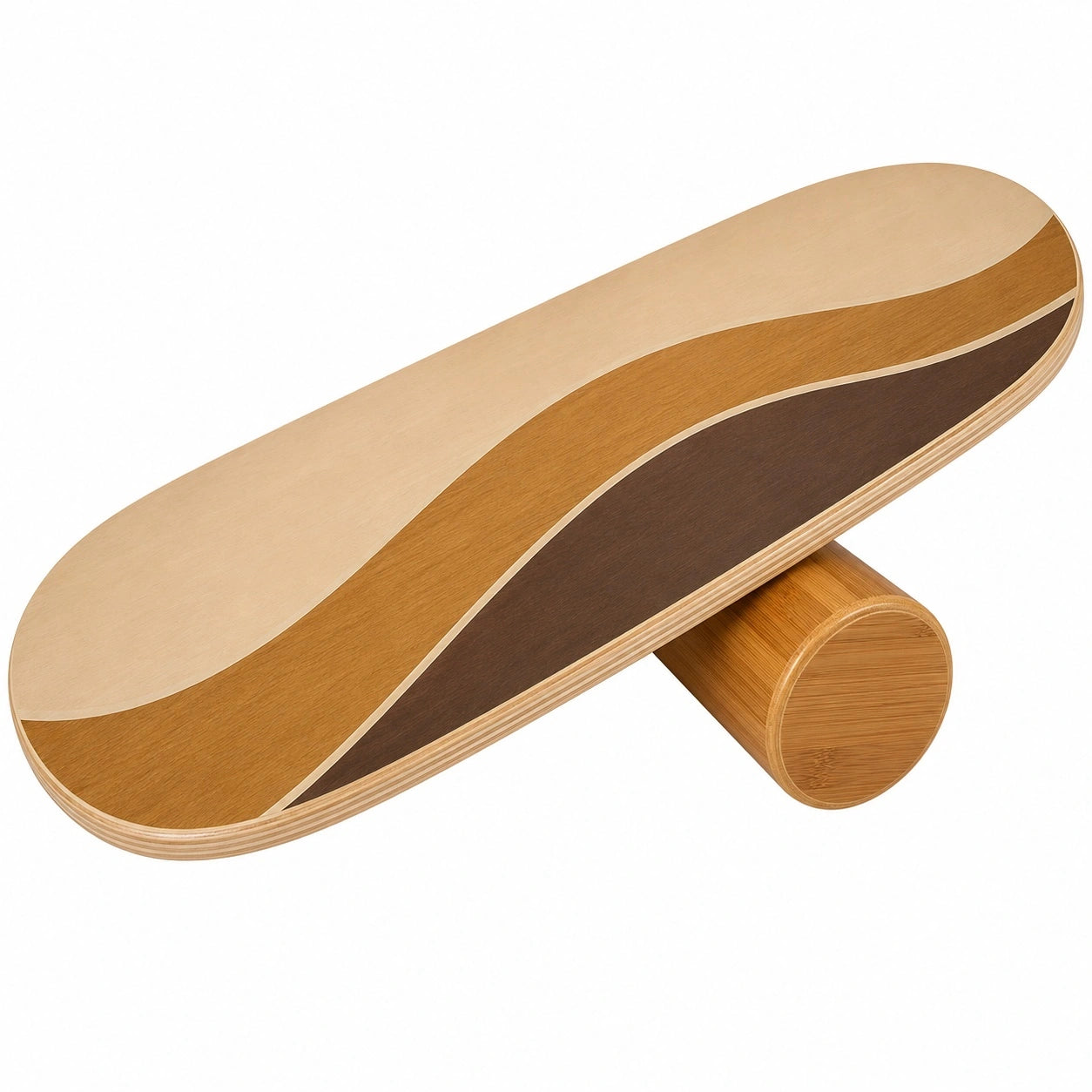 Balance-Board für Gleichgewichtstraining in Naturfarben