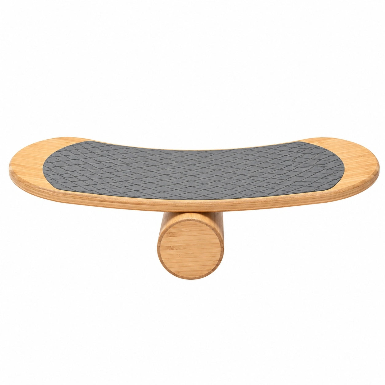Balance Board mit rutschfester Oberfläche in Natur und Schwarz