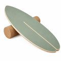 Balance Board Grün mit Korkrolle, 75 x 30 cm, 120 kg Kapazität