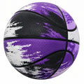 Outdoor Basketball lila/schwarz/weiß - 8-Panel-Design