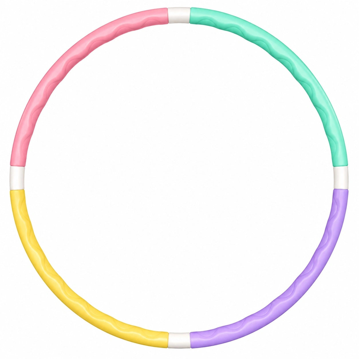 Hula-Hoop-Reifen 100 cm in Pastellfarben