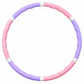 Fitness Hula-Hoop mit Massagewellen 95cm Rosa/Violett