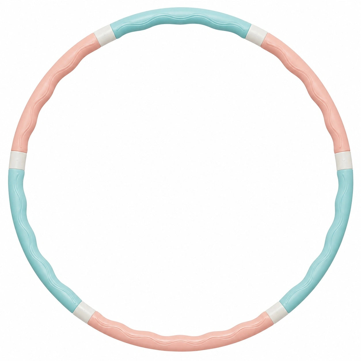 Hula Hoop Fitnessreifen Ø100cm Rosa/Hellblau