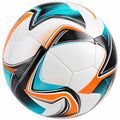 Fußball Trainingsball Größe 5 Weiß/Schwarz/Orange/Türkis