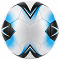 Fußball Trainingsball Größe 5 Weiß/Blau/Schwarz
