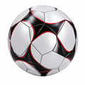 Fußball Trainingsball Größe 5 Schwarz Rot Weiß