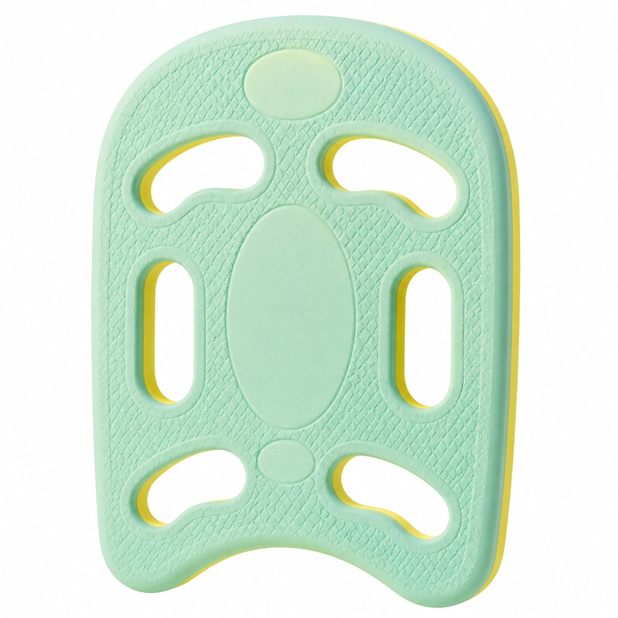 Schwimmbrett Trainingshilfe Mintgrün/Gelb