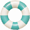 Aufblasbarer Schwimmring Gestreift Grün/Weiß