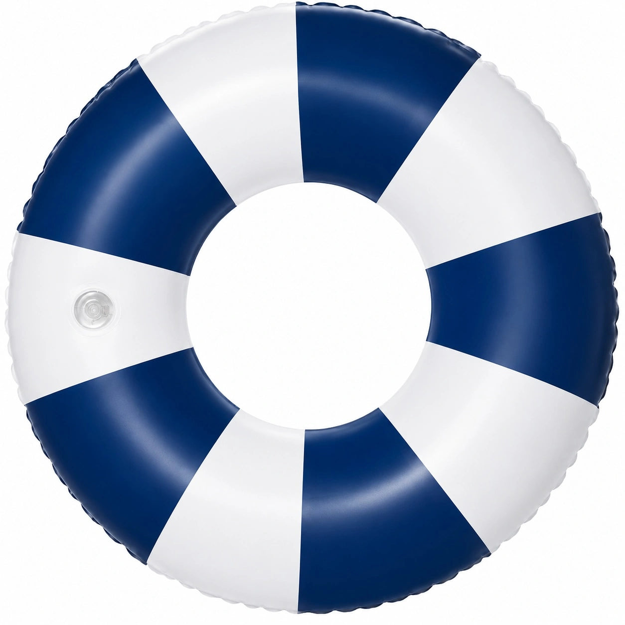 Aufblasbarer Schwimmring Blau und Weiß 70 cm